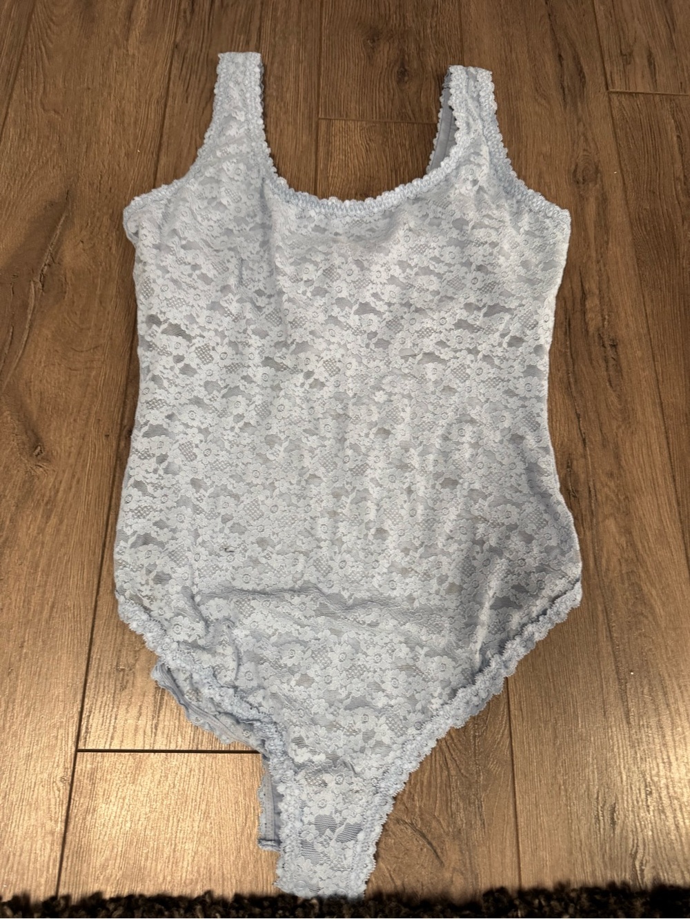 Light Blue Lace Bodysuit